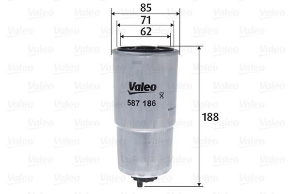 Filtro de combustível VALEO ref. 587186